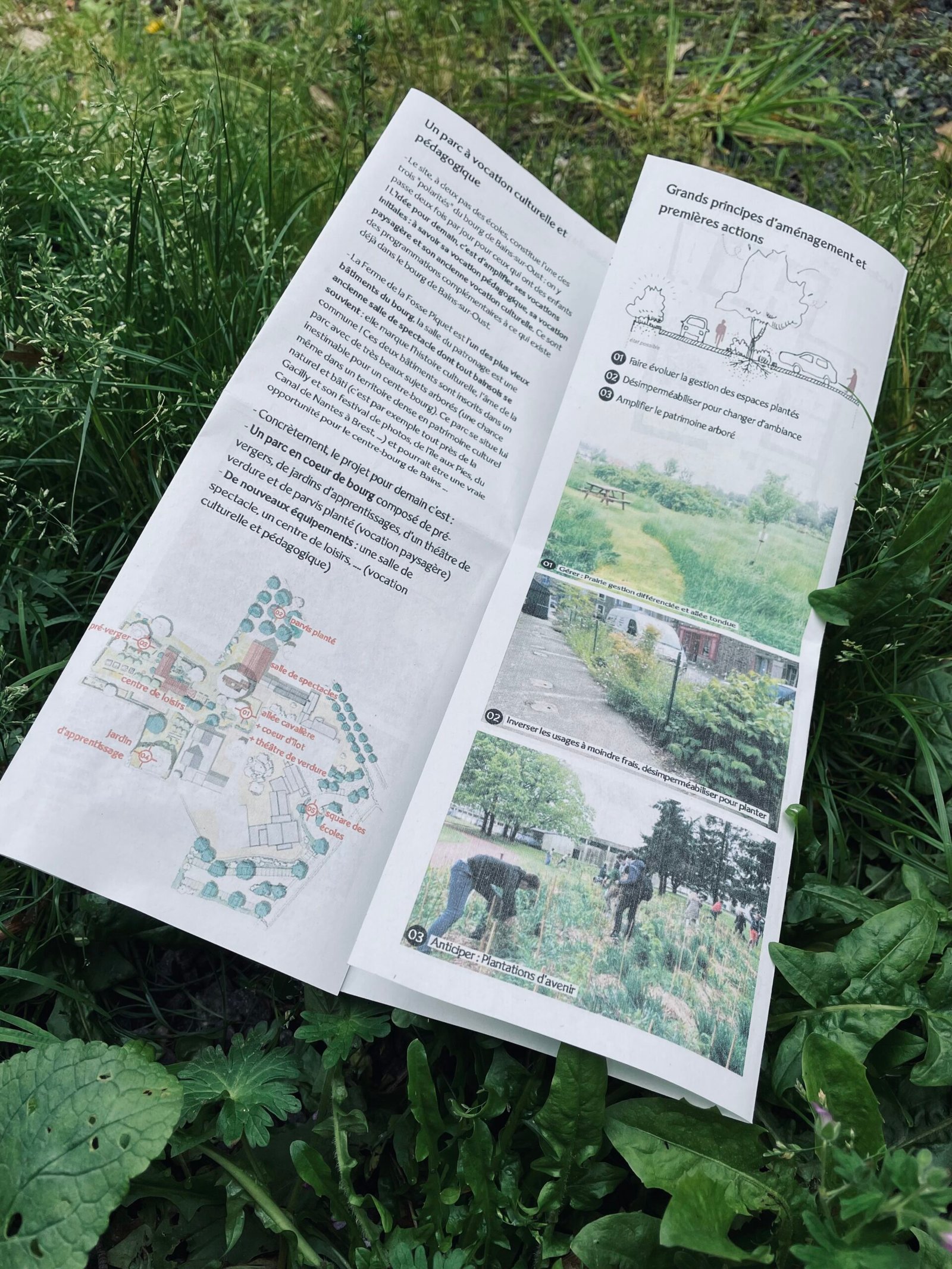 Etude urbaine pour le parc du Domaine de la Fosse Piquet – Bains-sur-Oust (35) – 2023