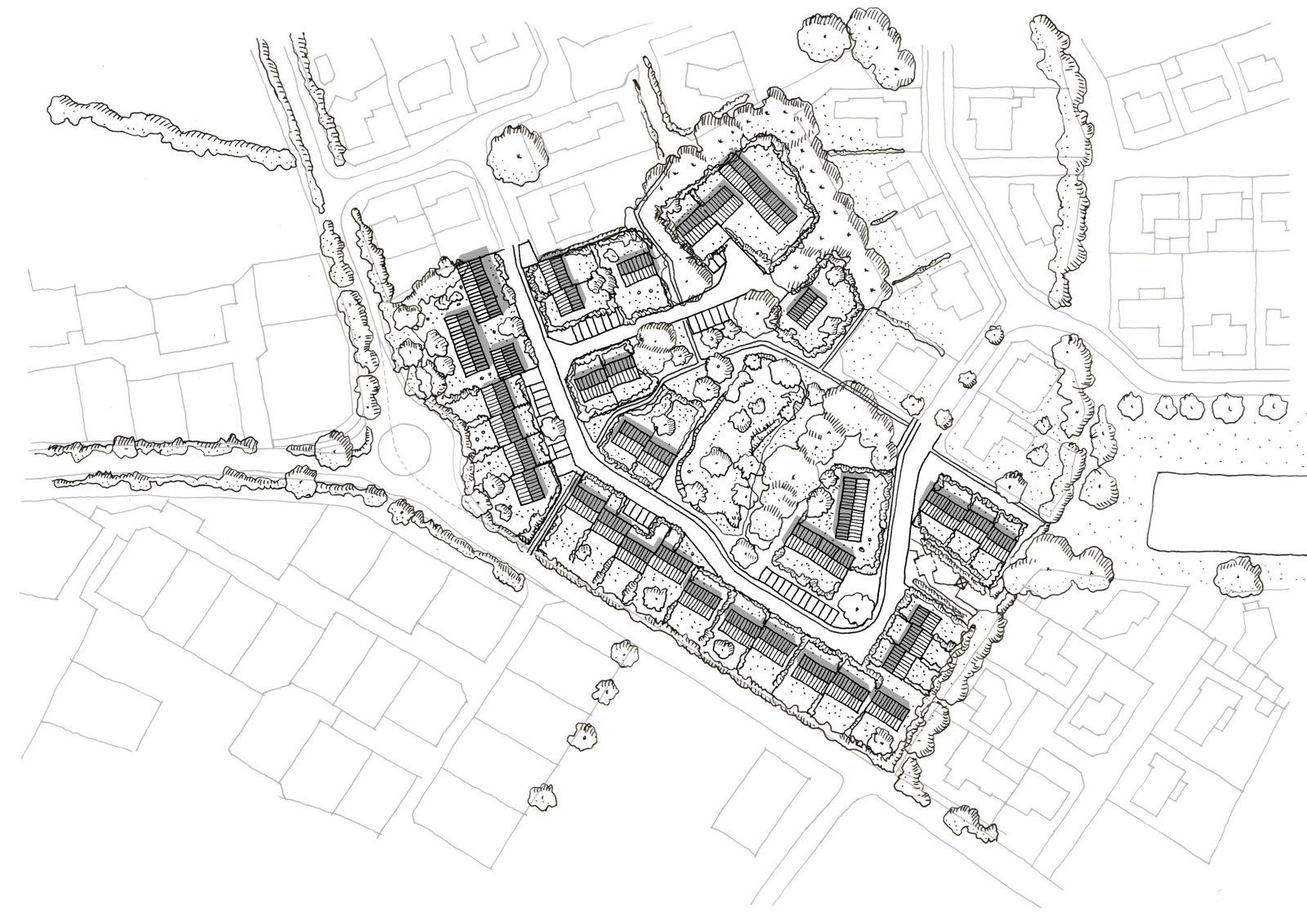 Aménagement du quartier d’habitations Le Granit – la Chaize-le-Vicomte (85) – 2023